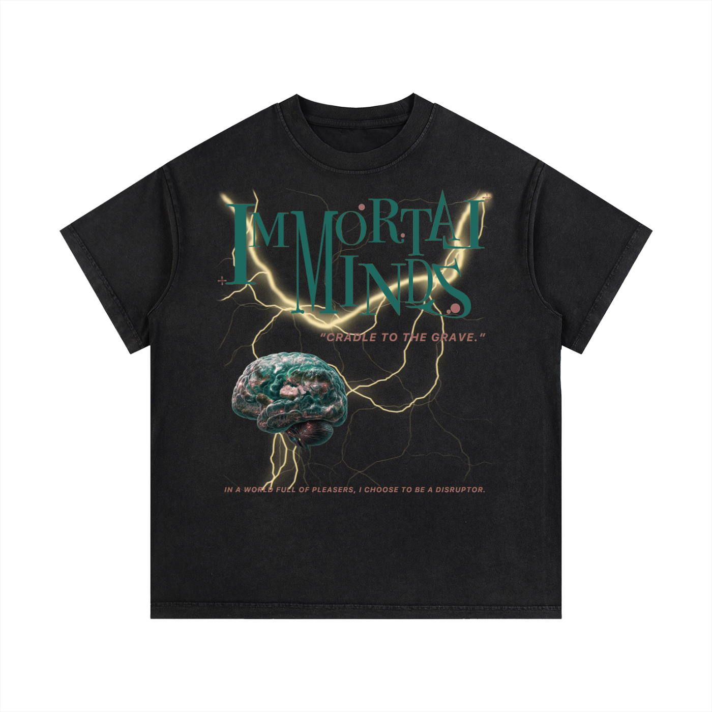 Cradle To The Grave - Vintage Wash Cotton T-Shirt