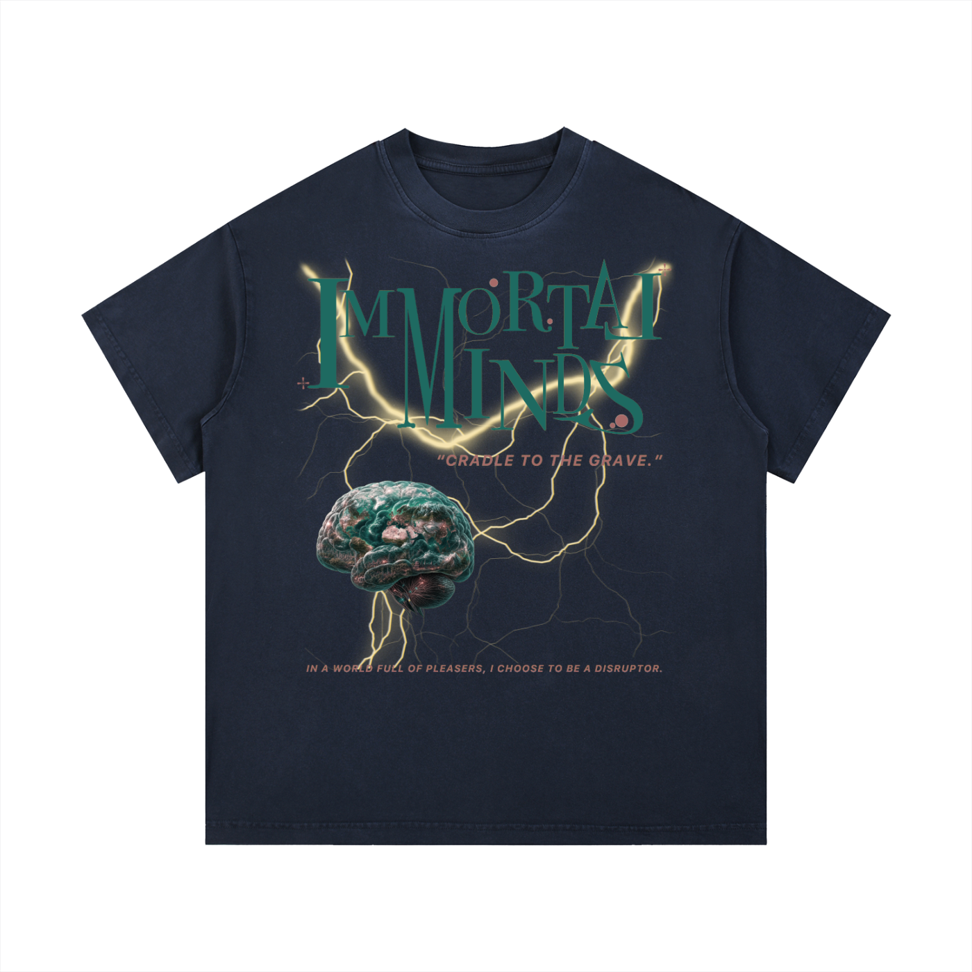 Cradle To The Grave - Vintage Wash Cotton T-Shirt